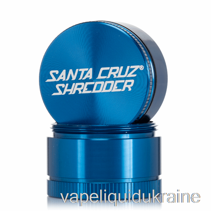 Vape Liquid Ukraine Santa Cruz Shredder 1.6inch Small 3-Piece Grinder Blue (40mm)